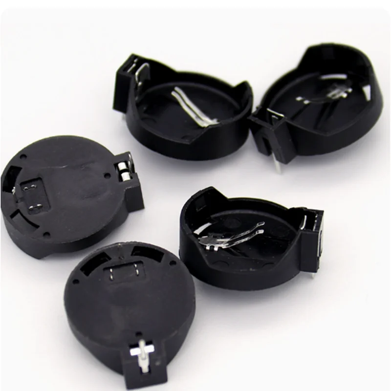 Battery Button Cell Holder Socket Case CR2032 20PCS Button Battery