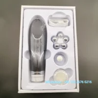 Beauté 4 en 1 dispositif de Lifting de la peau du visage brosse nettoyante électrique Silicone brosse de nettoyage du visage pour un nettoyage en profondeur 5