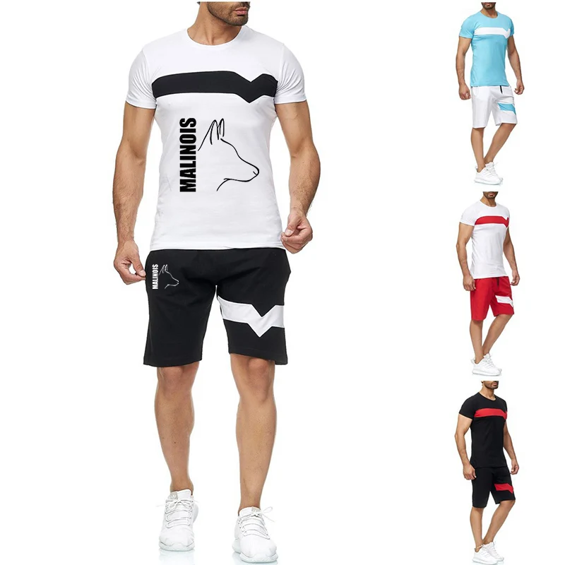 Silly dog Malino Belgium 2023 men's new Polo shirt printing comfortable short-sleeved cotton Harajuku shirt leisure sports T-shi