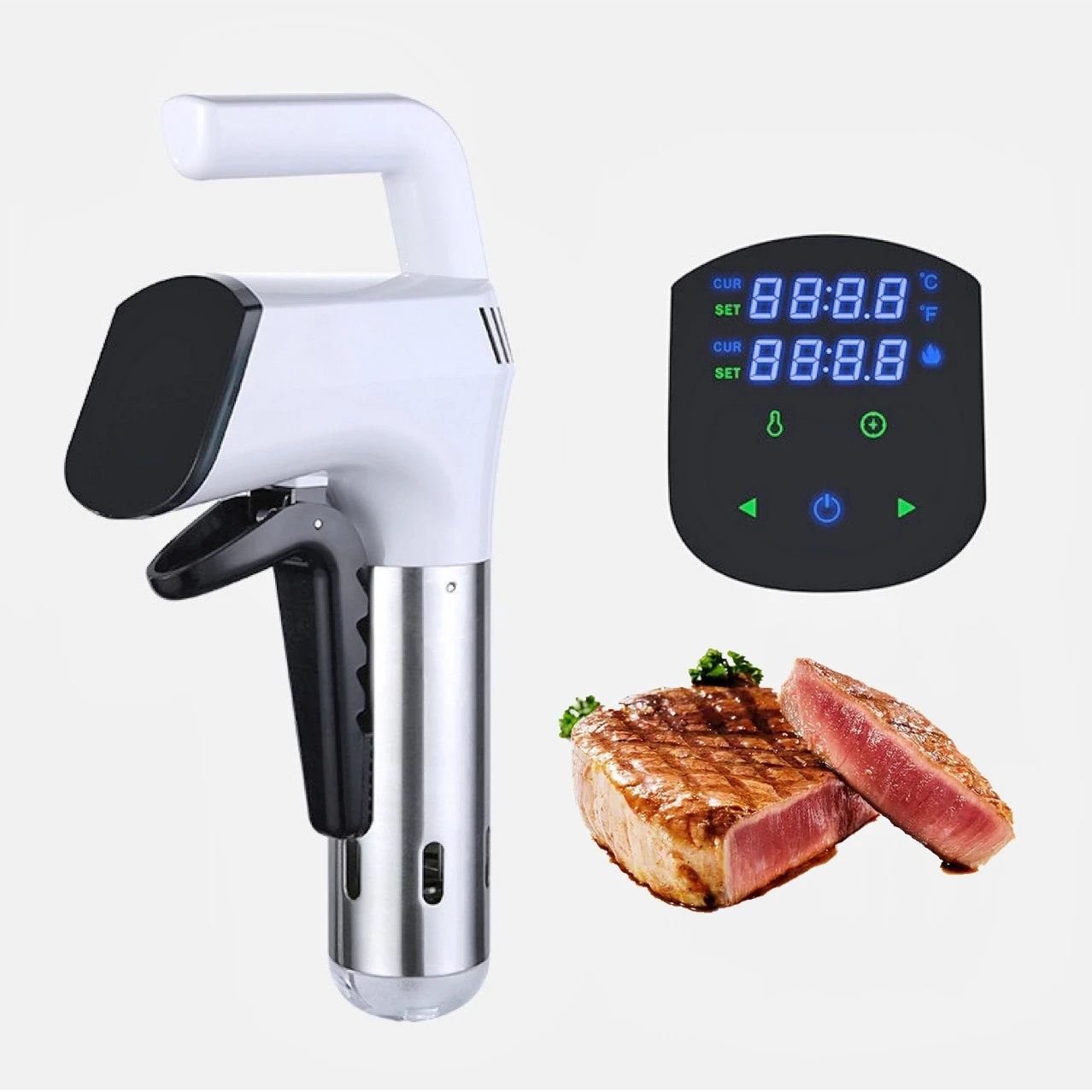 Sous Vide Cooker Culinary 1800W Precise Temp&Timer,360 Degree Heating Thermal Immersion