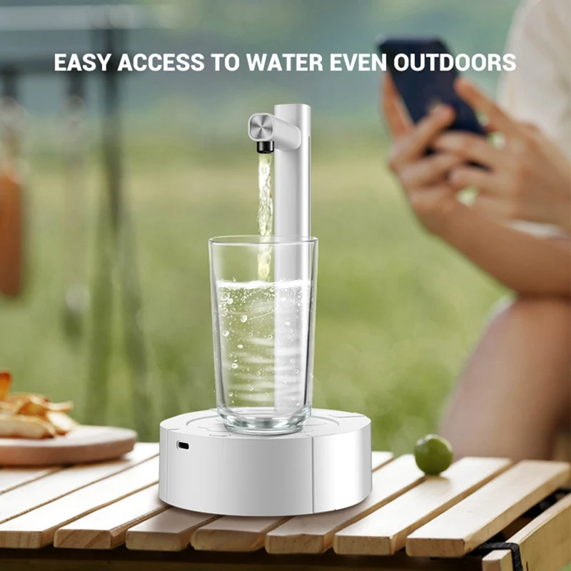 

Portable Desktop Electric Water Dispenser Bottle Pump USB Charging Automatic Drinking Water Machine Fit For Home Outdoor