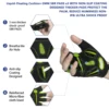 MOREOK Bike Cycling Gloves Half Finger Breathable 5MM Gel Pads  Bicycle Gloves Shock-Absorbing Mountain Bike Road Biking Gloves 2