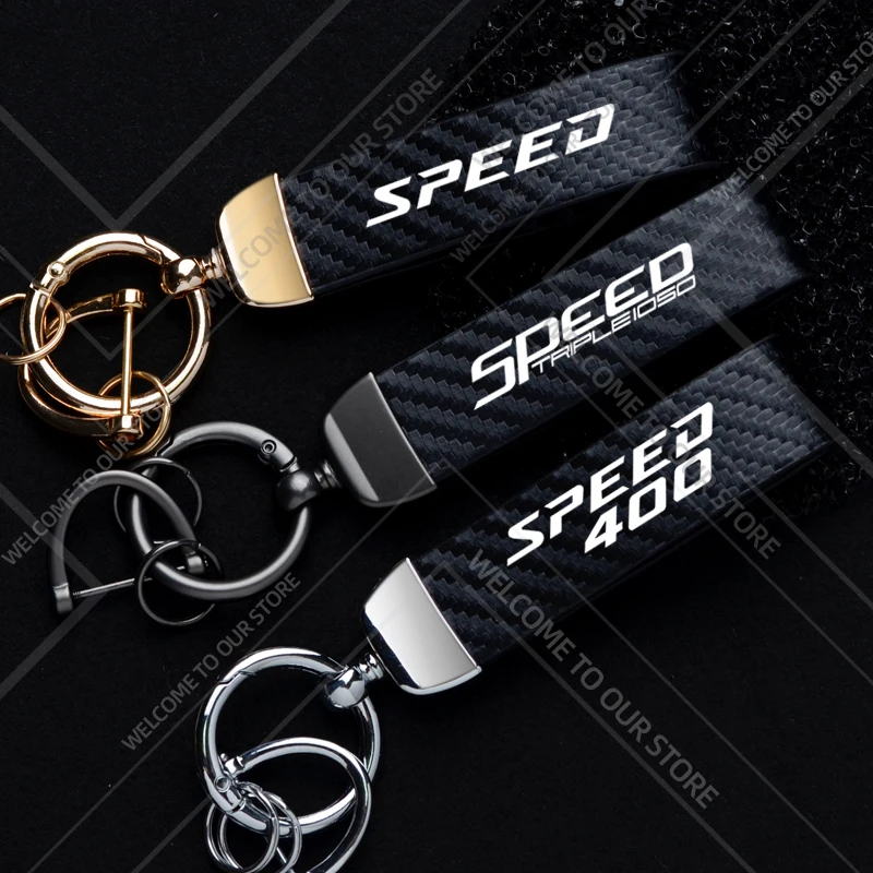 1PCS Motorcycle Keychain For Triumph Speed 400 Speed Triple 1050 Logo ...