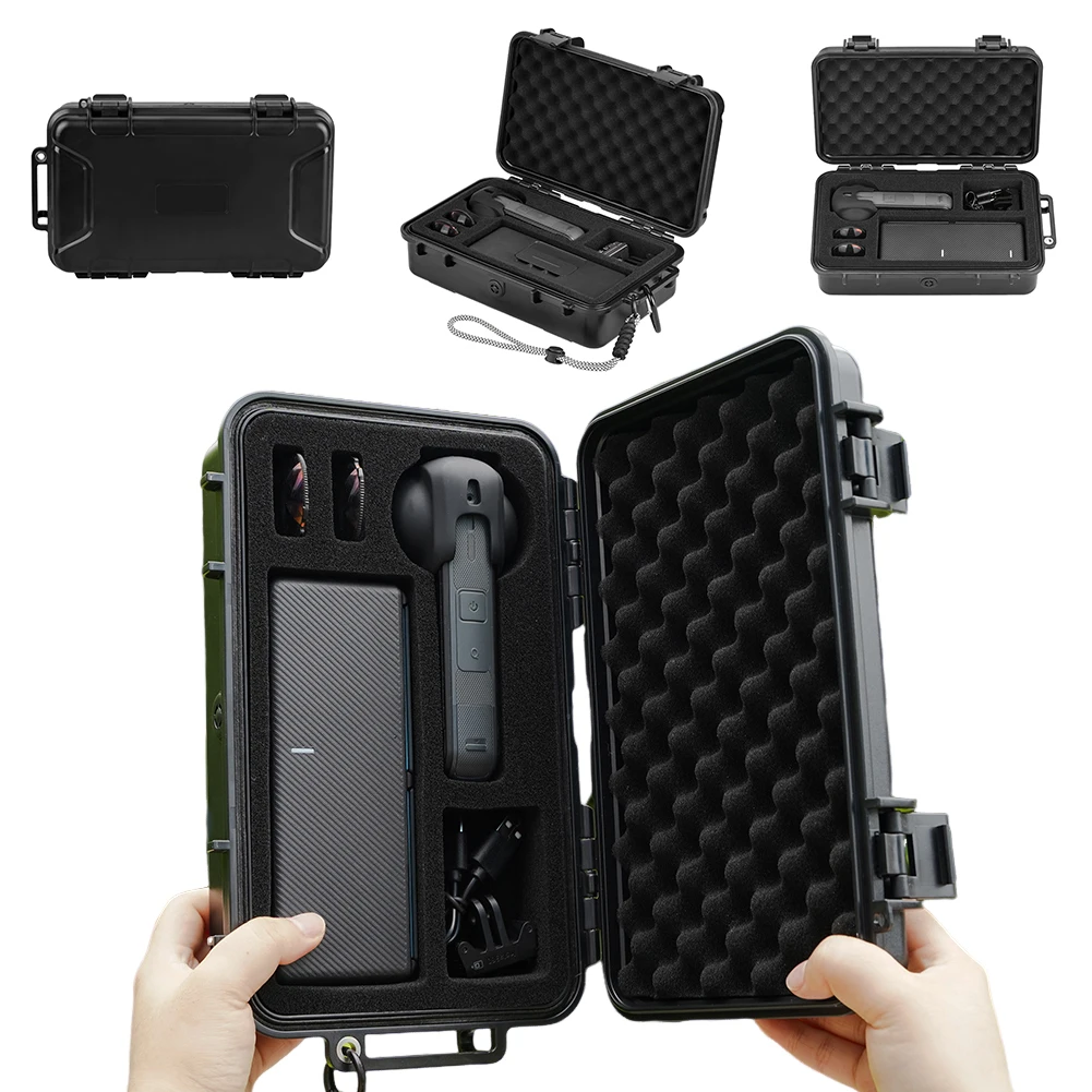 For Insta360 X5 Camera Storage Case Hard Shell Carrying Case Waterproof Protective Box Travel Suitcase for Insta360 X5 Accessory