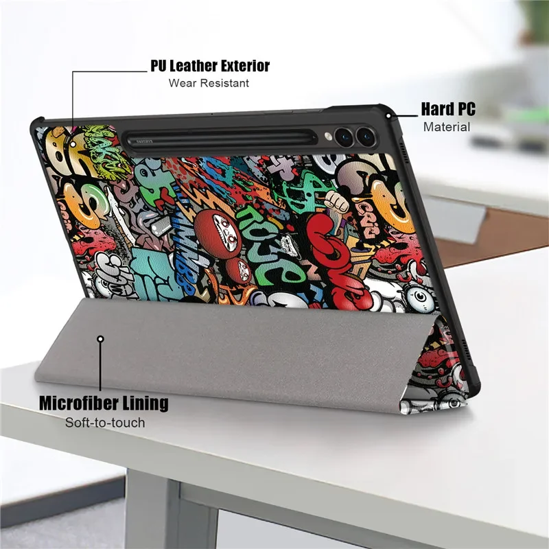 Fashion Paint Smart Leather Cover