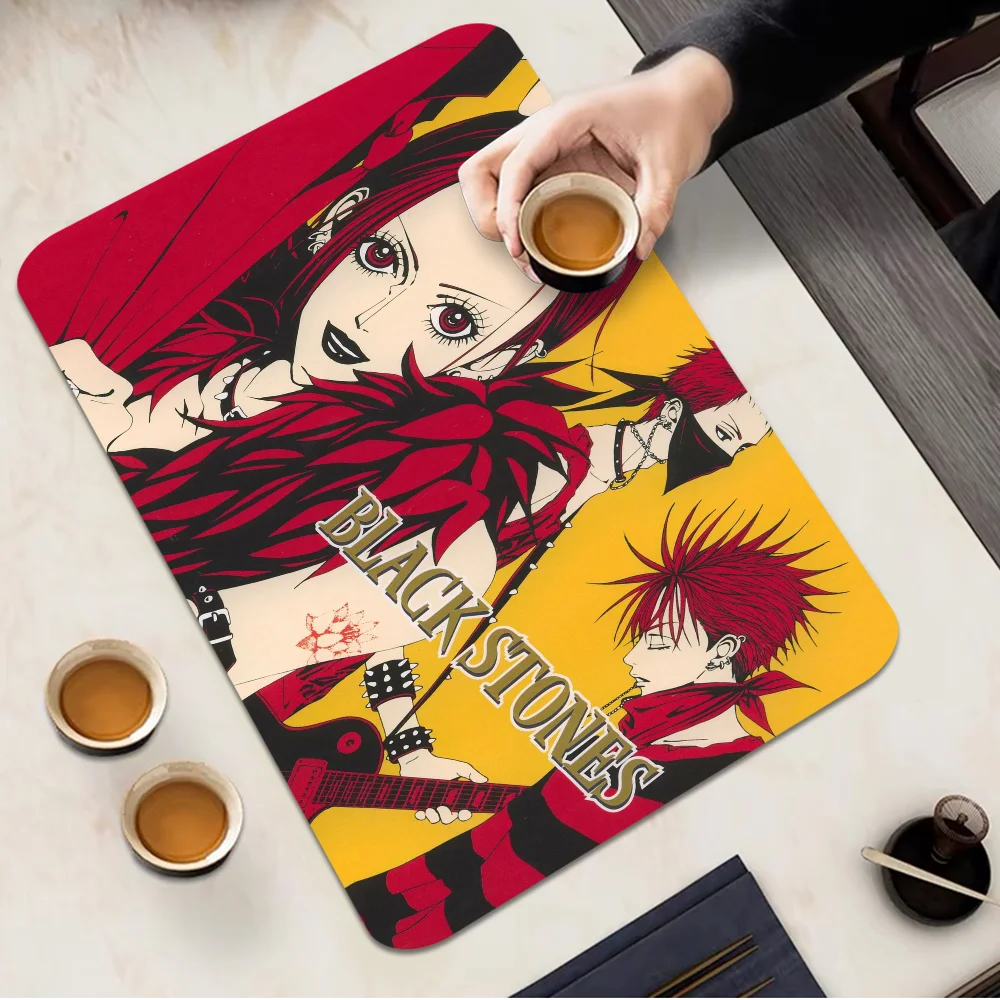 Nana Kitchen Dish Mat Absorbent Dining Table Mats Retro Non-slip Placemat Coffee Dish Tableware Mat For Home Decor 3