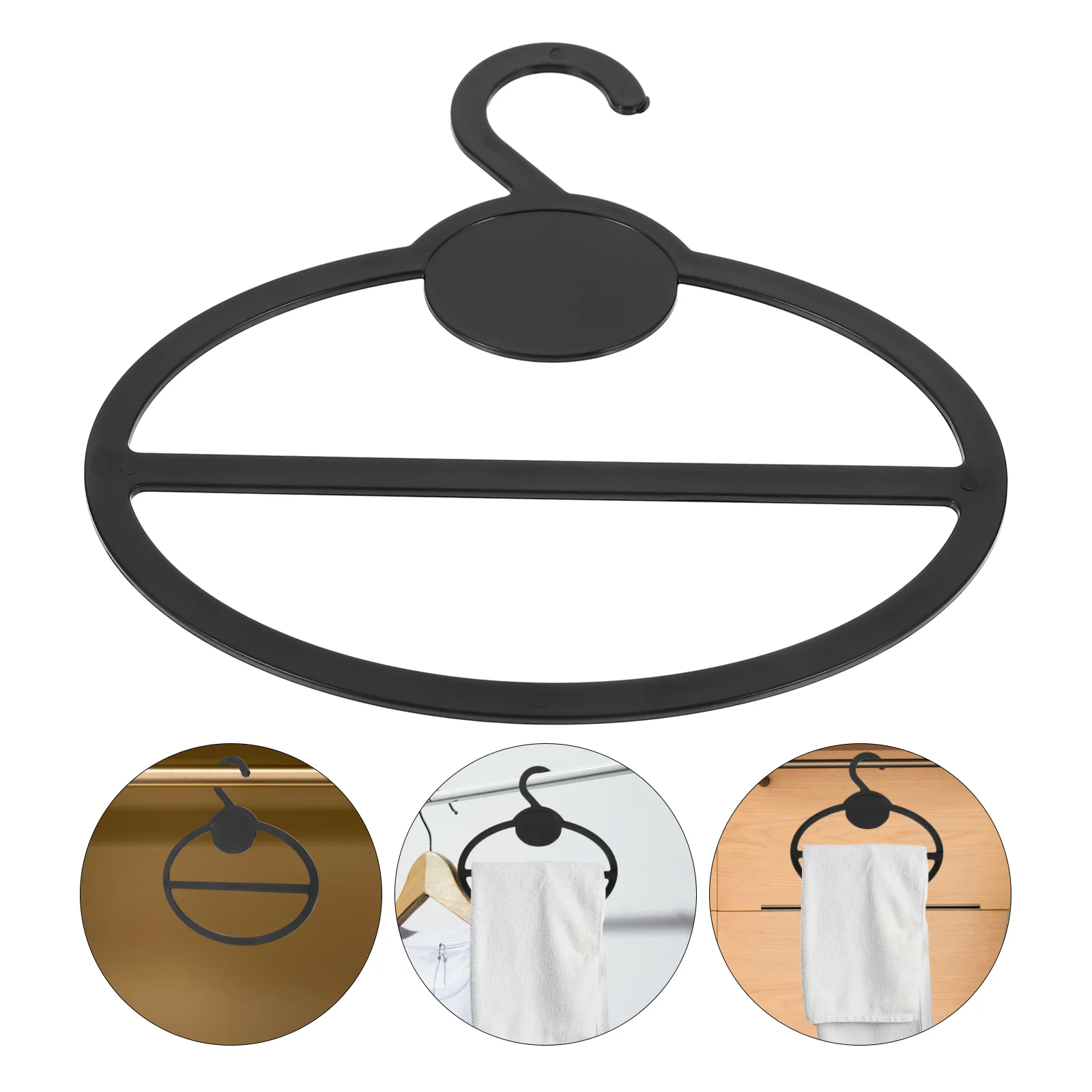 

Scarf Ring Hangers Circle Hooks Belt Hanger Plastic Neckties Shawl Scarves Ring Organizer Closet Space Saver Tie Belt Neckties