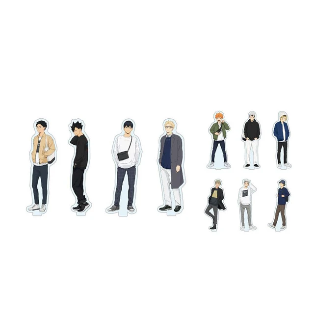 Anime Haikyuu!! Acrylic Stand Shoyo Hinata Volleyball Boys Figures Model  Desktop Plate Standing Signs Model Decor Collection - AliExpress