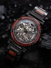 Men Automatic Mechanical Watch BOBO BIRD 2022 New Top Wooden Watch Luxury Fashion Wristwatch Custom Cool Gifts Box reloj hombre 