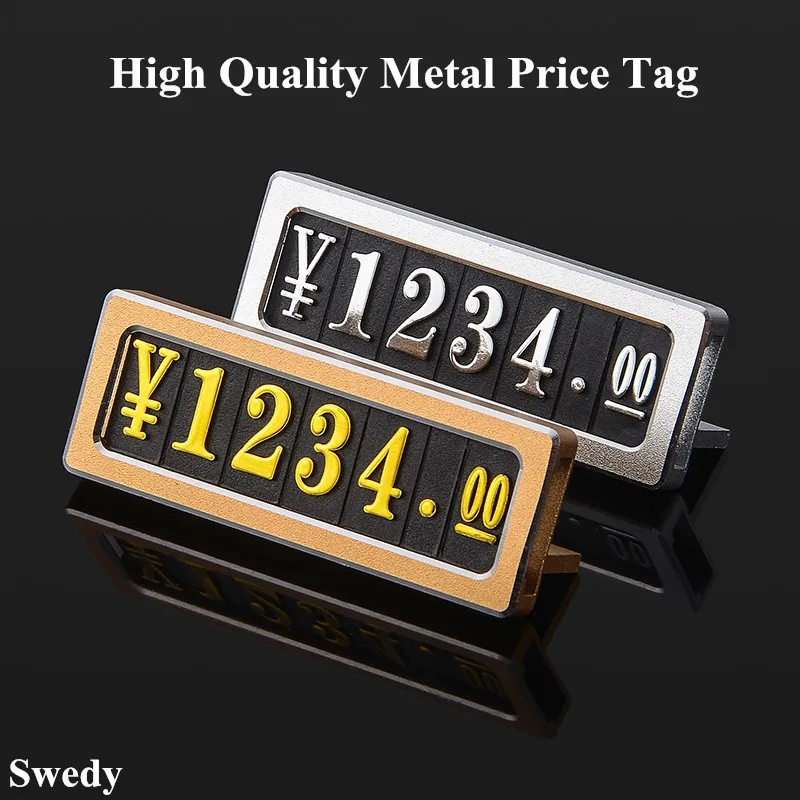 Adjustable Aluminum Base Promotion Price Label Tags For Jewellery Store Plastic Number Price Cube Tag Sign Holder Display Stand metal base promotion price cube tags for jewellery store plastic numbers sign holder price tag display cube stand