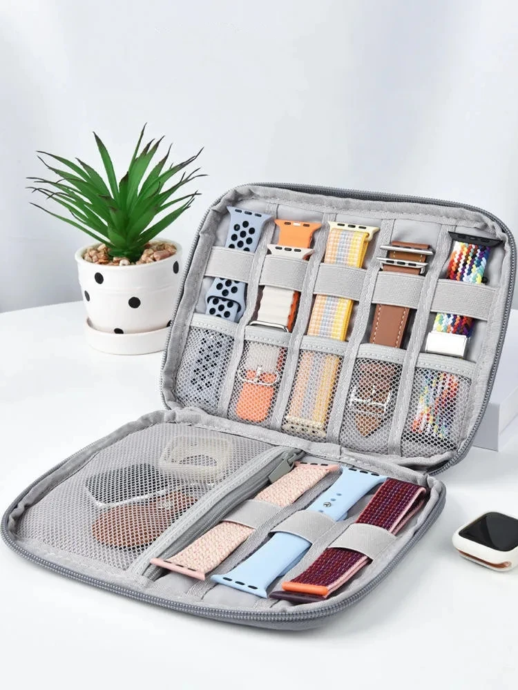 Portable Watchband Bag Watch Strap Storage Bag for Apple Watch Strap Organizer Case Practical Travel Pouch Holder
