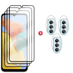 Premium 6 - Pack Full Screen and Lens Glass Protector - M16 (3 Glass and 3 Lens)