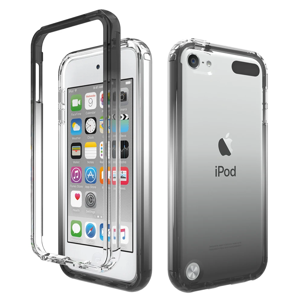 Custodia Ibrida Trasparente Sfumata Per Ipod Touch 5 Ipod Touch 6 Maxhockproof Paraurti Tpu Cover Posteriore Per Ipod Touch 7