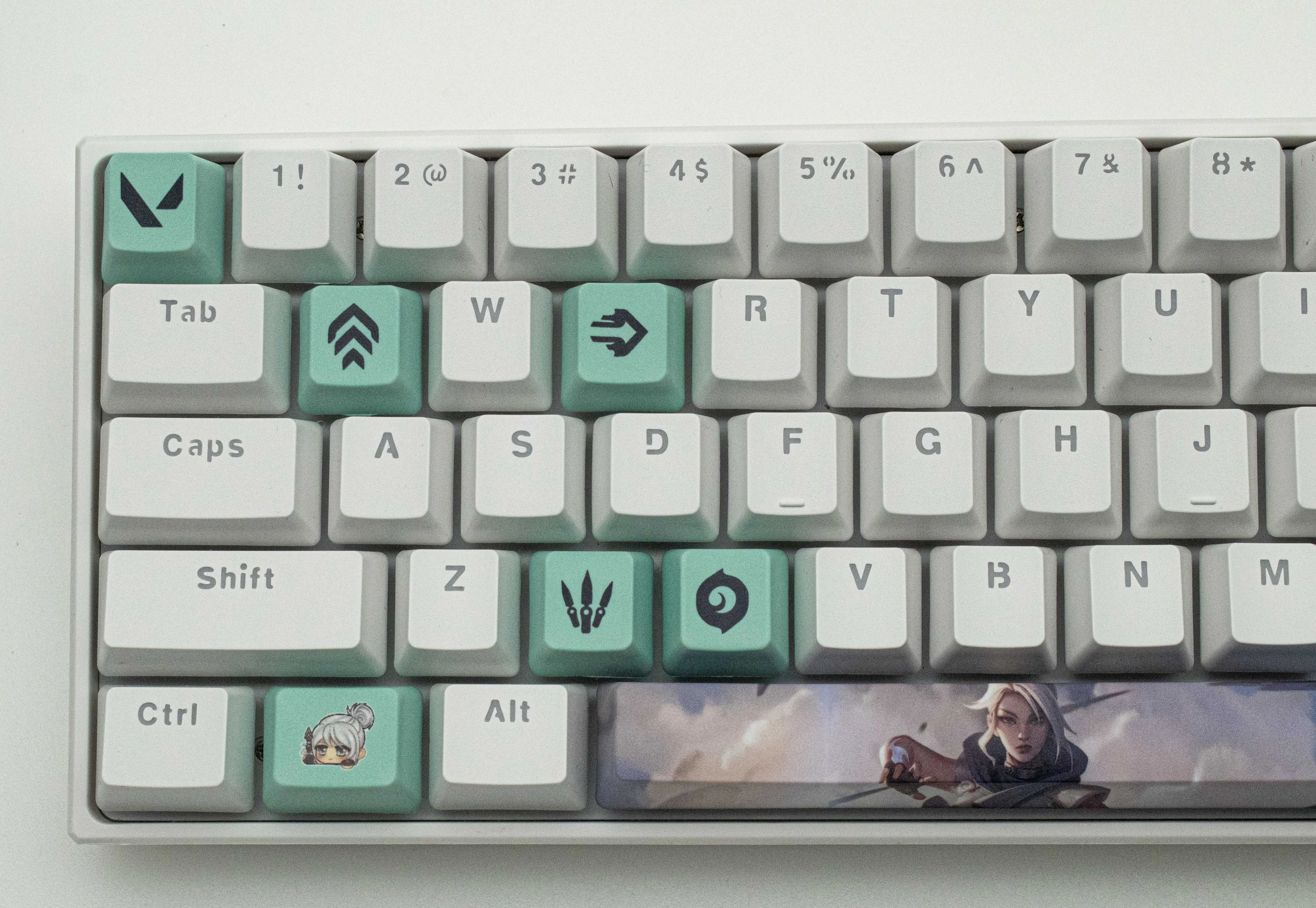 Perfil do oem 10 chaves pbt dye