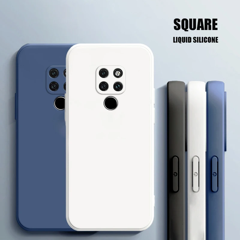Luxury Matte Square Silicone Phone Case - Classic Design for Xiaomi Redmi Note Series