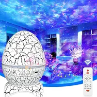 Dinosaur Egg Galaxy Projector - Space Buddy Star Projector Night Light for Kids Adults Bedroom Astronaut Projector with Bluetoot 1