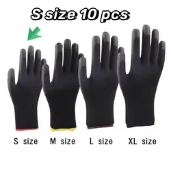 Durable Anti - Slip Safety Gloves with ESD Protection - Ideal for Gardening & Woodworking (10 Pairs) (10Pairs S)