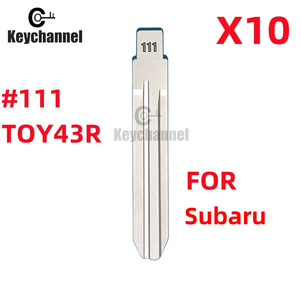 10ชิ้นกุญแจรถ TOY43R 111 # KD กุญแจเปล่ารีโมทสำหรับ Subaru Forester Impreza Suzuki Chevrolet COLORADO สำหรับ VDI flip REMOTE