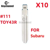 10ชิ้นกุญแจรถ TOY43R 111 # KD กุญแจเปล่ารีโมทสำหรับ Subaru Forester Impreza Suzuki Chevrolet COLORADO สำหรับ VDI flip REMOTE