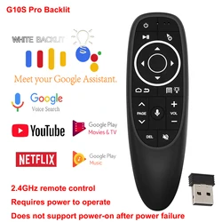 Enhanced Wireless Air Mouse with Voice Control and Gyroscope (G10S Pro Backlit)