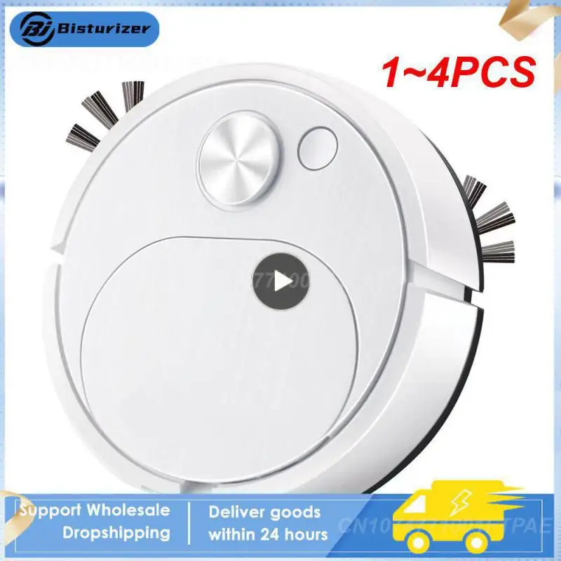 

1~4PCS Automatic Vacuum Cleaners USB Charging Mini Cleaning Machine Smart Sweeping Mopping Robot Vacuum Cleaners Cleaning