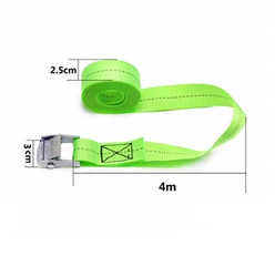 Heavy - Duty Tie Down Strap with Metal Buckle for Secure Cargo Transport (4m)