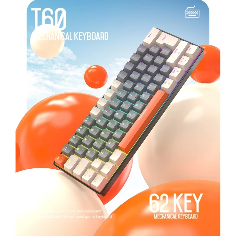 TMKB T68SE Keyboard 2.4G/BT5.0 Wireless Gaming Keyboard Mechanical