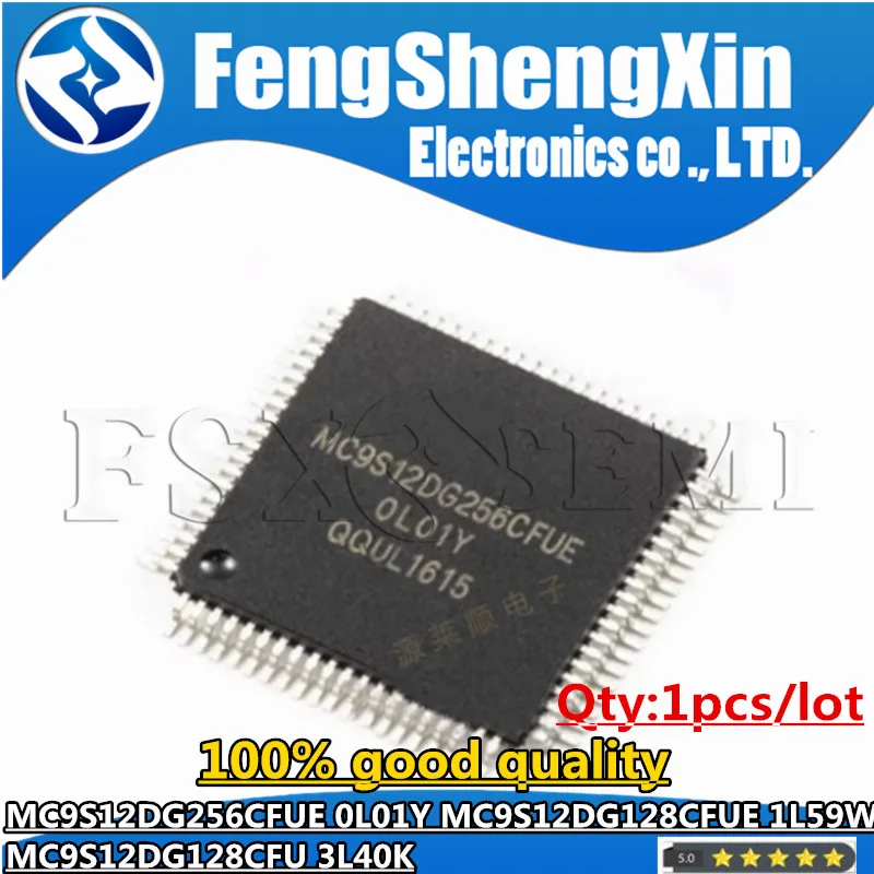 

1pcs MC9S12DG256CFUE 0L01Y MC9S12DG128CFUE 1L59W MC9S12DG128CFU 3L40K QFP Chips