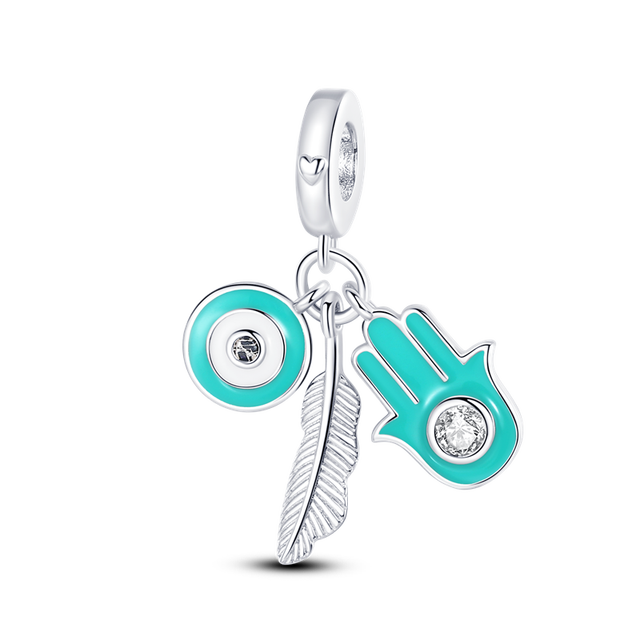 Sterling Silver New charm Fit Original Pandora charm bead Pendant trunk Charm Bracelet Necklace Trinket Diy Women Jewelry