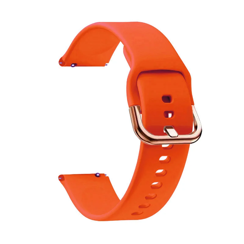 Premium 18mm Silicone Watch Strap - Versatile Replacement Wristband