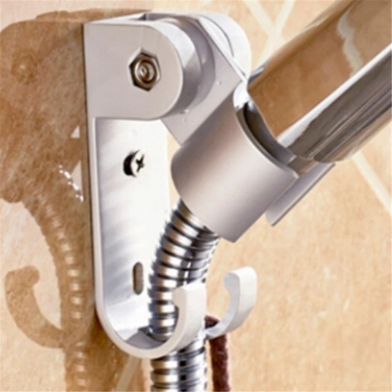 Wall Mounted Handle Adjustable Shower Head Holder Lightweight Shower Head Fixing Bracket Bathroom Accessories