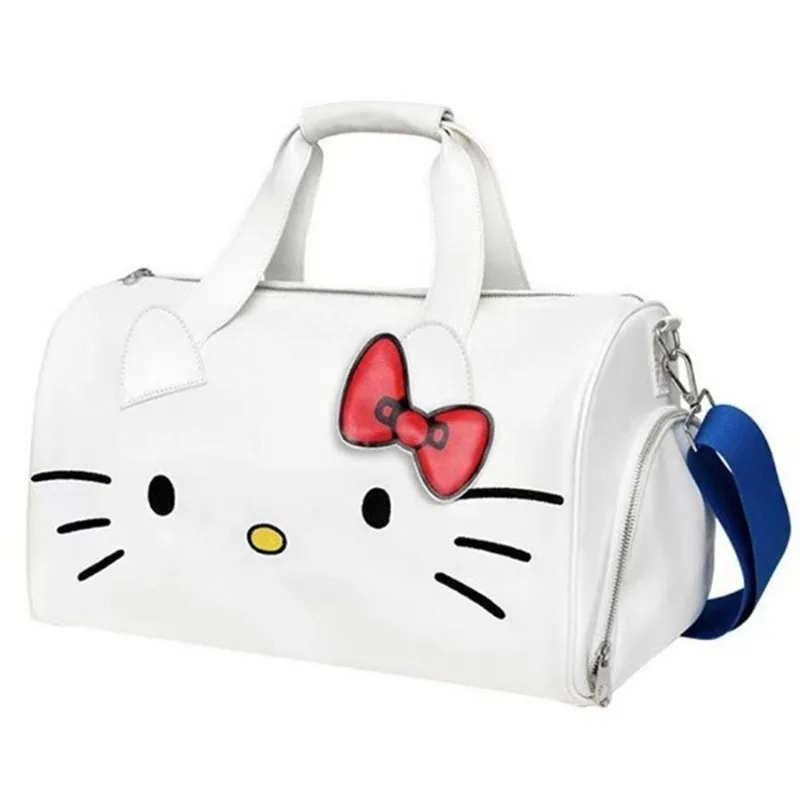 

Anime Sanrio Hello Kitty Handbag Shoulder Bag Cartoon Large Large Capacity Portable Gym Bag Messenger Travel Bag for Women Girls