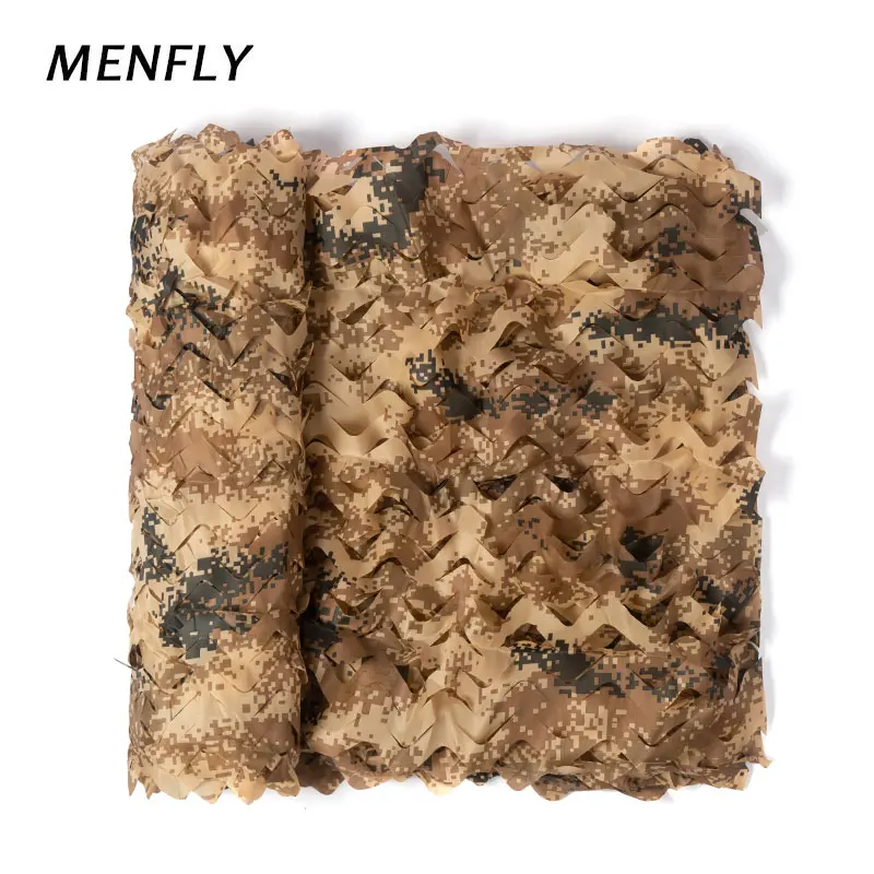 

2x2m 3x3m Outdoor Military Camouflage Net Desert Digital Tarnnetz Scene Layout Shade Cover Army Camo Network Awning for Hunting