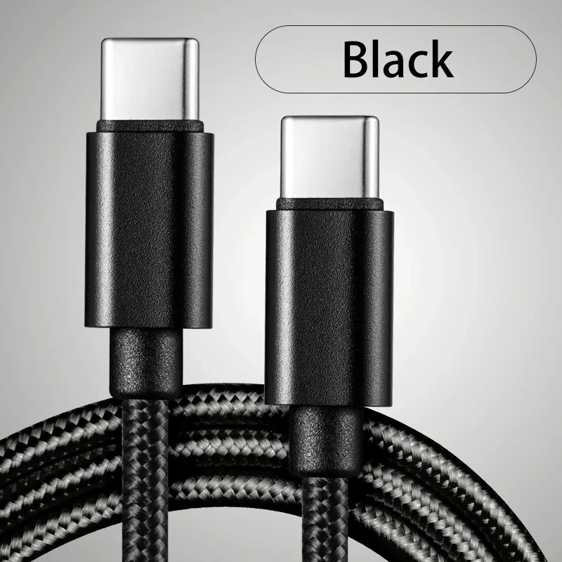 66W Nylon Braided 1m 2m 3m Usb C Fast Charging Cable for Iphone 15 16 Pro Max Samsung S24 Xiaomi OPPO Charging Cable