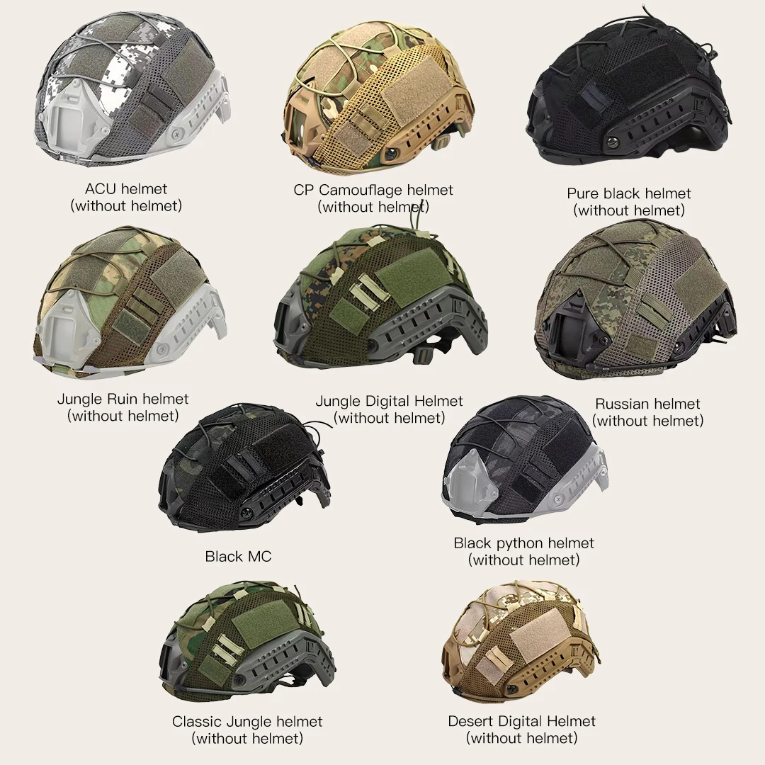 

FAST Multicam Helmet Cover Airsoft Hunting Accessories CS War Battle Helmet Cloth for PJ BJ MH Tactical Military Helmet