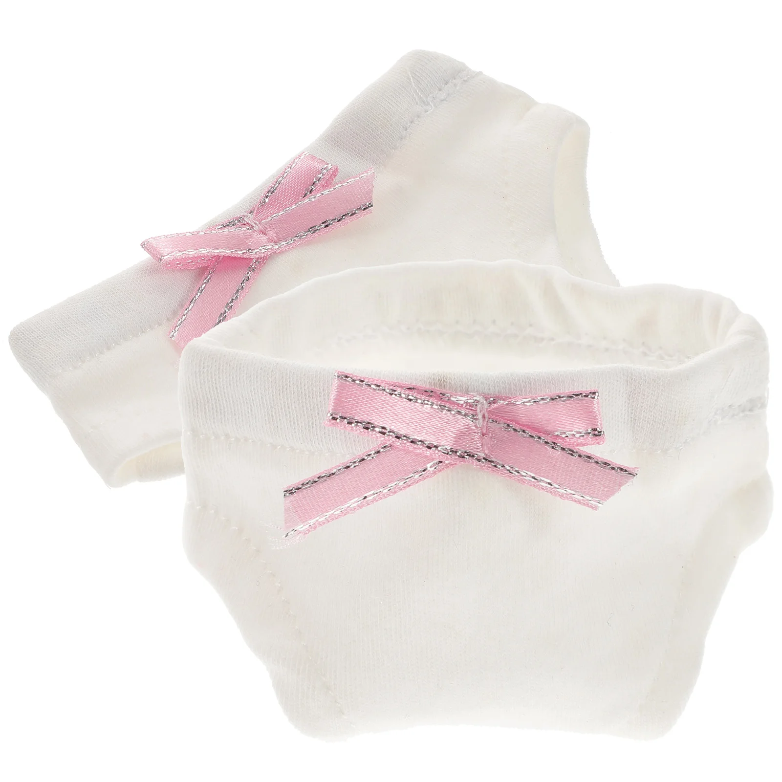 2 Pcs Panties Toy Dolls for Baby Clothing Underpants Costume Ornaments Small