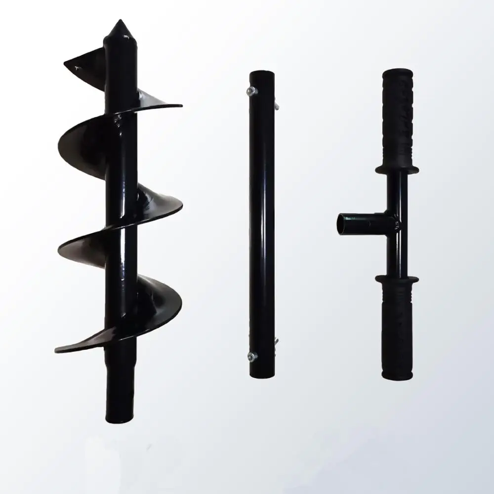 1pc 10cm Diameter 60mm Long Garden Spiral Drill Bit Hand Tool Ground Hole Opener Tool Planting Flowers Auger Drill Hand Tool