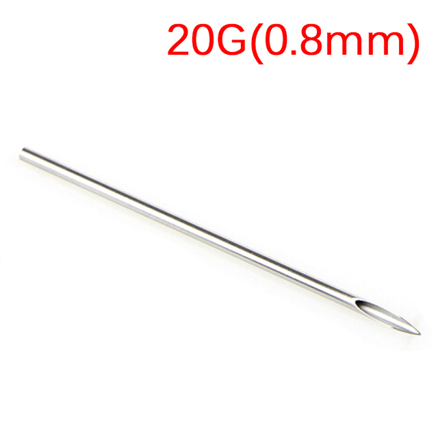 Disposable Mixed Sterile Body Piercing Needles Ear Nose Piercing Needles Navel Nipple 12/14/16/18/20G Piercing Needle