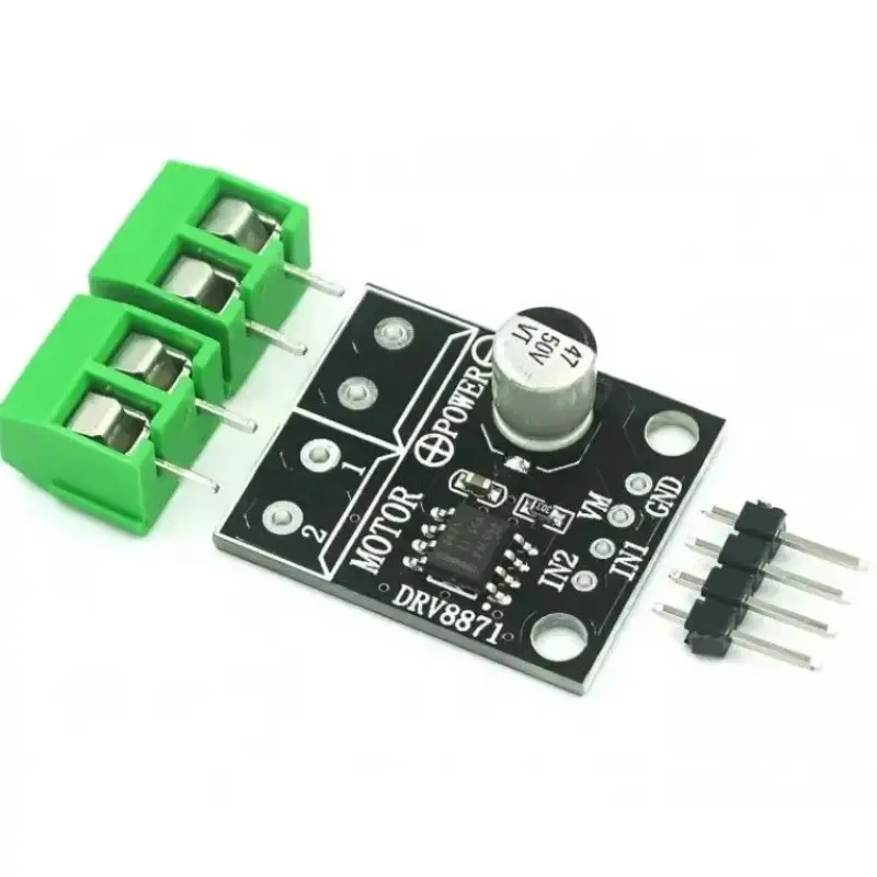 1-10pcs DRV8871 H-Bridge Brushed DC Motor Driver Breakout Board For Arduino PWM Control 3.6A Max Internal Current 6.5V To 45V image 3