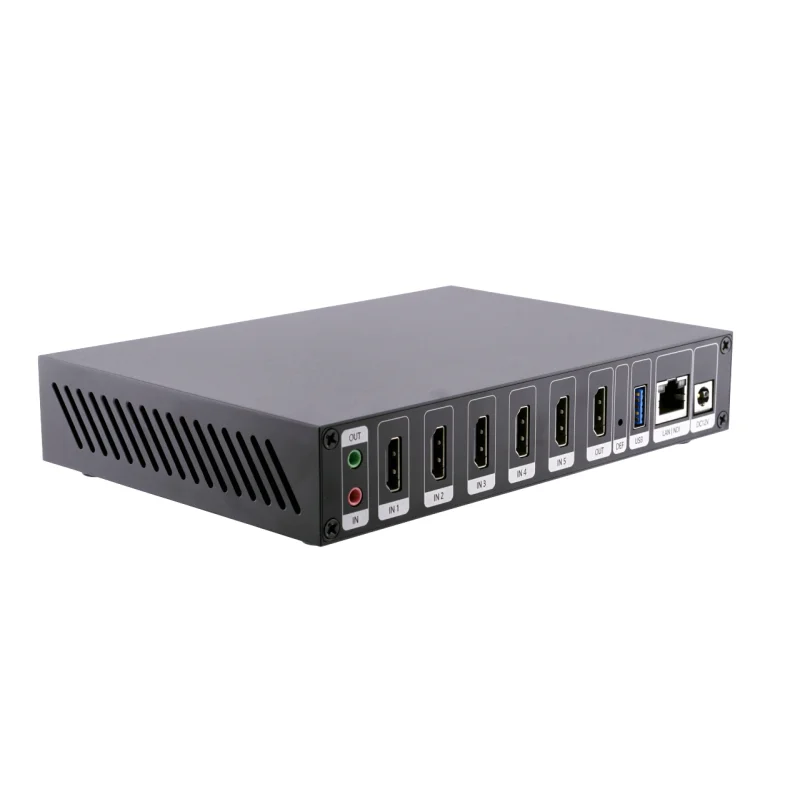 [ENC5-V2] HDMI Encoder Decoder 4K 1080P NDI HX SRT RTMP RTSP Live stream IPTV IPCam 5