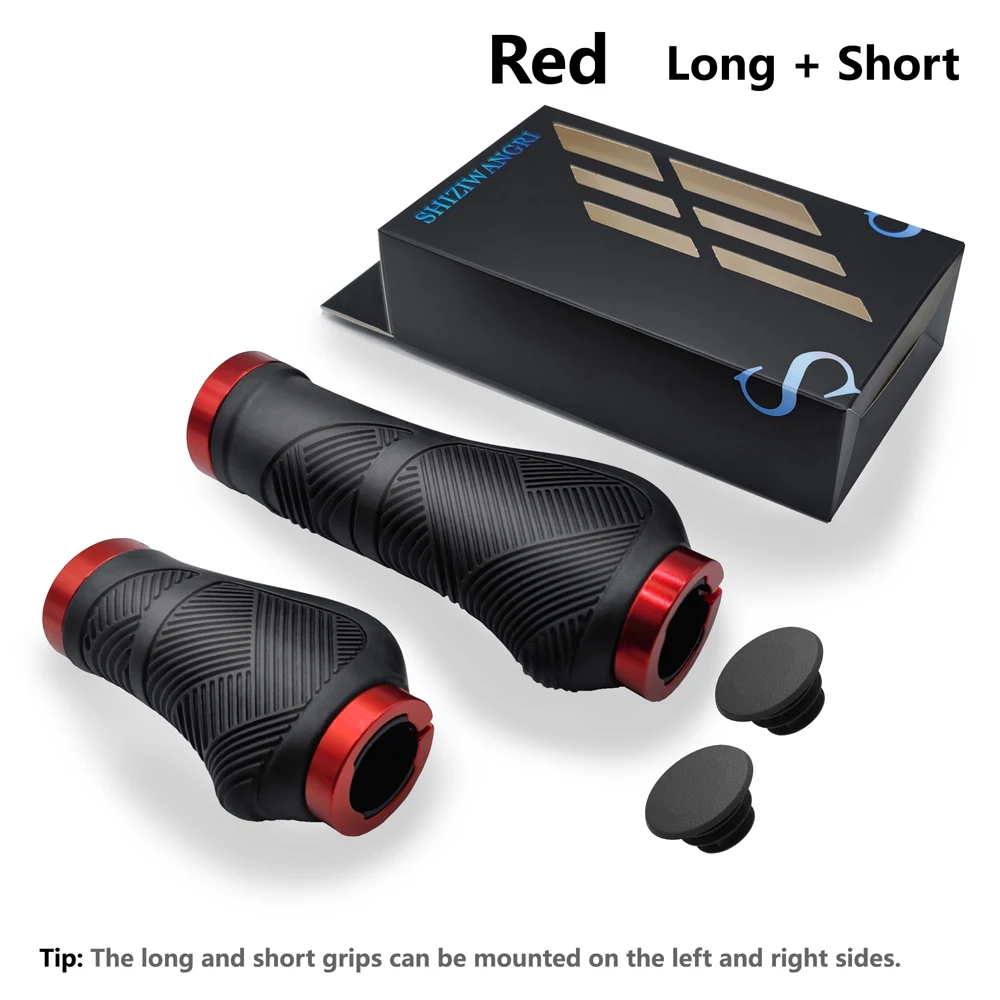 Fahrrad Griffe MTB Gummi Anti-Slip Mountainbike Stoßfest Lenker Abdeckung Lock Auf Ergonomische Radfahren Griff Bar Teile – Detail 19