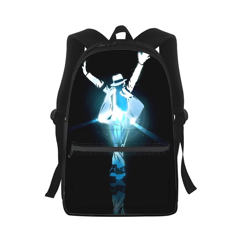 Michael Jackson Men Women Backpack 3D Print Fashion Student School Bag Laptop Backpack Kids Travel Shoulder Bag