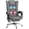 Vinsetto Vibration Massage Office Chair with Heat, Footrest, Gray 1