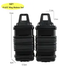 

New Military Tactical MP7 FAST Magazine Holster Set Warmage Hunting Accessories FastMag Magazine Pouch with Molle System