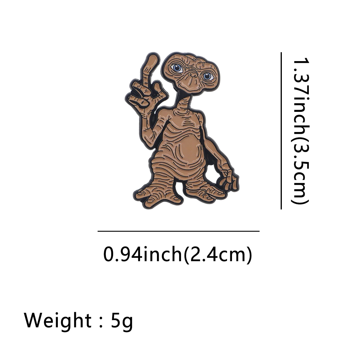 Lustige Alien Emaille Pins Cartoon Damen Broschen Männer Anstecknadeln Abzeichen auf Rucksack Kostüm Zubehör Kreative Schmuck Geschenke – Detail 2