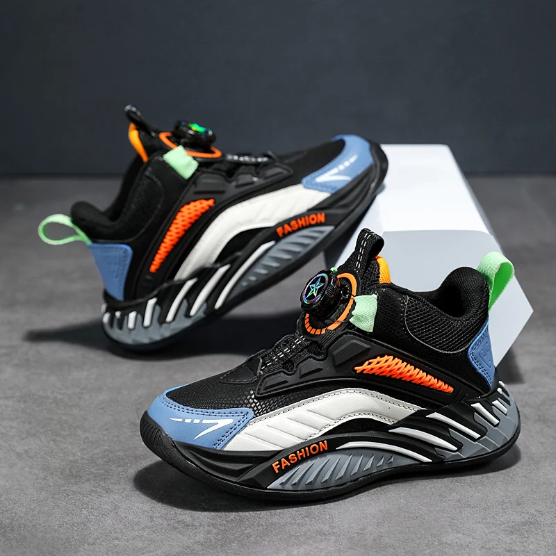Boys Girls Sneakers Lightweight Anti-Slip Breathable Mesh Comfort Unisex-Child Sports Running Walking Athletic Shoes for Kids 2