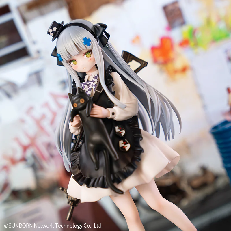 

21cm Girls Frontline Anime Figure Hk416 Groza Model Dolls Figurine Pvc Action Figures Statue Collection Decor Kids Toy Gifts