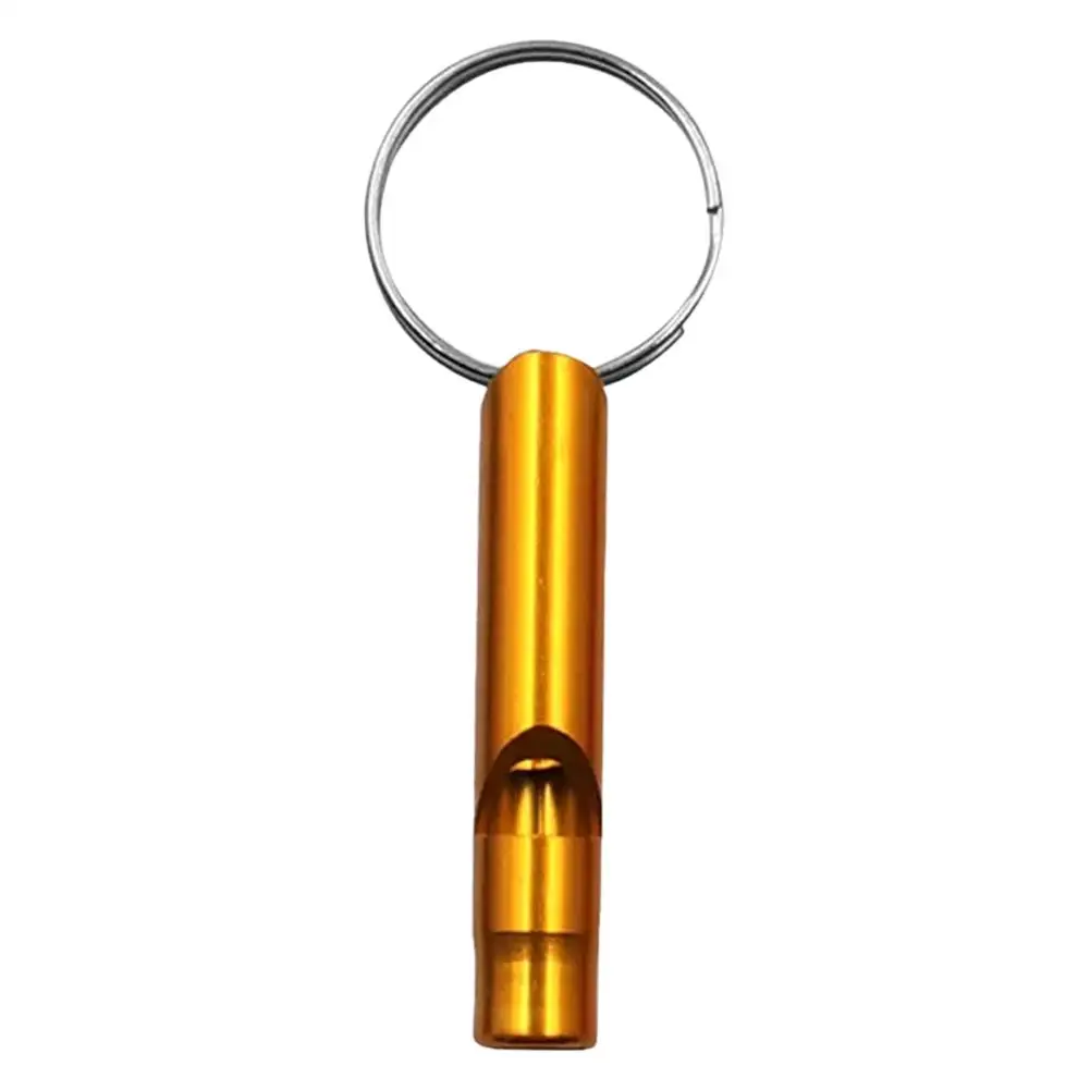 Whistle Keychain Mini Metal Outdoor Multifunction