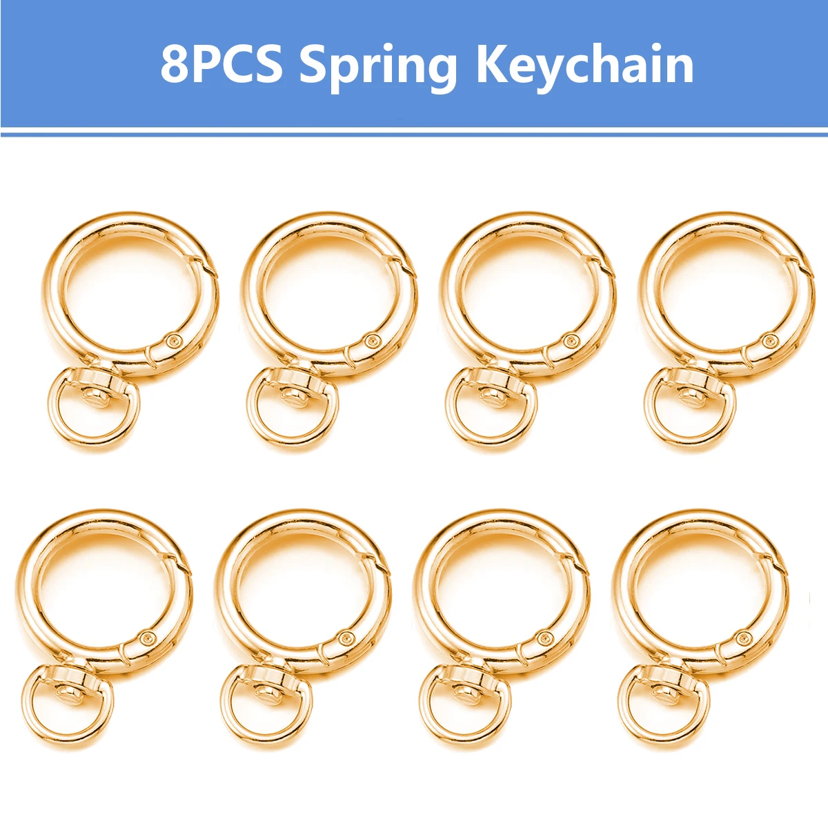 Versatile Metal Alloy O-Ring Key Hooks