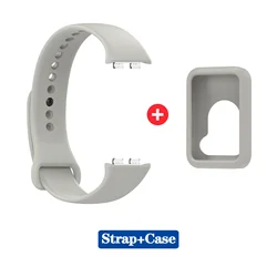 Premium Silicone Sports Wristband Replacement Bracelet - Compatible with Honor Band 9 (Light grey Suit)